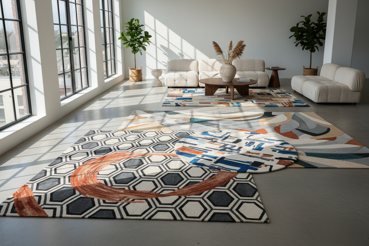 Abstract Pattern Rugs