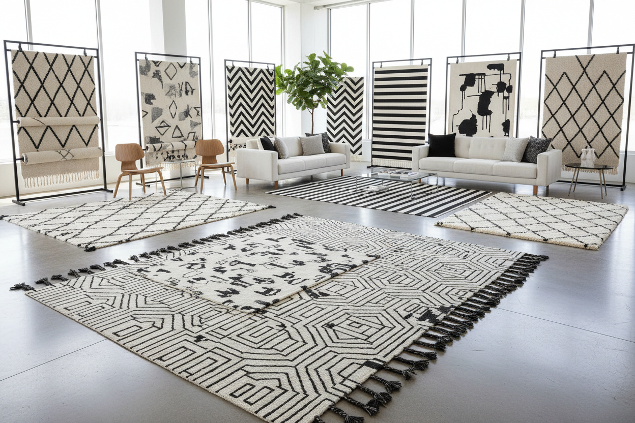 Black & White Rugs