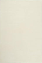 Hand-Tufted Wool Rectangle Area Rug – Soft Premium Wool Carpet for Living Room, Bedroom & Home Décor – 8X11 ft| Dusty White – Durable, Non-Slip Backing, Handcrafted Rug