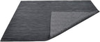 Hand Knotted Loom Wool ECO-Friendly Area Rugs - 6'x6', Square, Charcoal Color, Solid Plain Design, High Pile Handmade Anti Skid Area Rugs for Living Room, Bed Room (L00111)