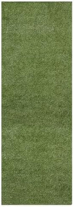 Ottomanson 2' x 2'7" Artificial Faux Grass Rug - Realistic Turf with UV Protection - Perforated for Easy Drainage - Durable, Hose-Off Synthetic Lawn Carpet for Indoor & Outdoor Use, Green