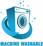 Modern Geometric Area Rug with 3D Layered Double Circle Texture Blue and Brown Red Abstract Minimalist Rugs for Living Room Bedroom Nursery Room Playroom Home Office Washable Indoor Carpet 4x6