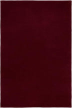 Hand-Tufted Wool Runner Area Rug – Soft Premium Wool Carpet for Living Room, Bedroom & Home Décor – 2.6X16 ft| Deep Wine – Durable, Non-Slip Backing, Handcrafted Rug