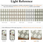 5x7 Checkered Area Rugs for Living Room Grey Machine Washable Large Rug Non-Slip Stain Resistant Low Pile Boho Accent Indoor Throw Carpet for Office Bedroom Dining Room Classroom