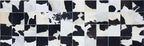 Sn Alef Home Black & White Round Rug | Checkered Floral Designer Carpet for Living Room | Handcrafted Circular Floor Mat for Home Decor & Meditation Space(6x6)