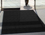 WaterHog Diamond | Commercial-Grade Entrance Mat with Rubber Border – Indoor/Outdoor, Quick Drying, Stain Resistant Door Mat (Bordeaux, 3' x 12')