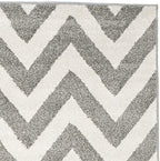 SAFAVIEH Adirondack Collection Runner Rug - 2'6" x 8', Silver & Black, Modern Ombre Design, Non Shedding & Easy to Clean, Ideal for Hallway, Foyer, Kitchen, Entryway, Bedroom (ADR113A)