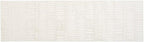 Revival Rugs Shell 2'7"x9' Machine Washable Runner Rug for Hallway Entryway - 100% Recycled Oeko-TEX Certified, Medium Pile, Beige, Cream