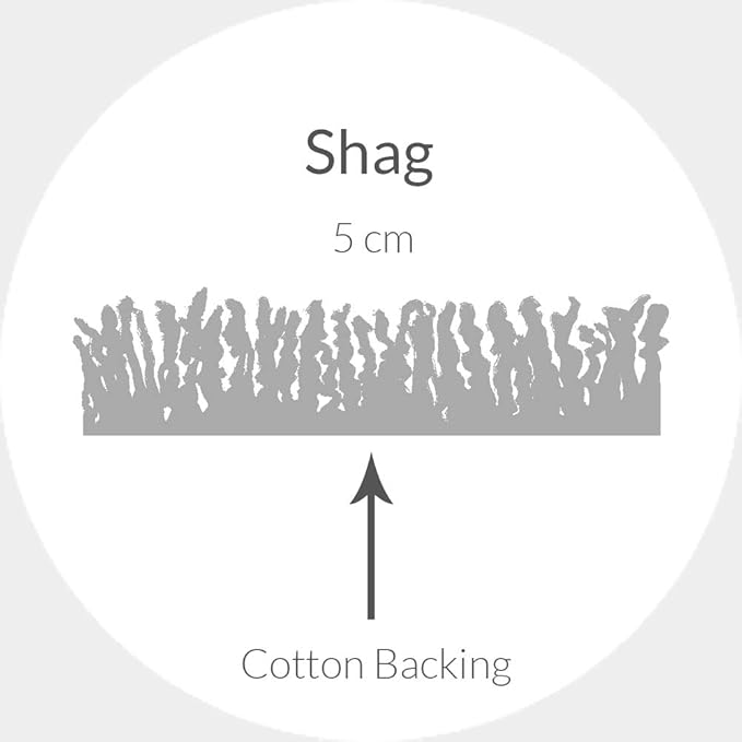 SAFAVIEH Dallas Shag Collection Accent Rug - 3' x 5', Ivory & Grey, Trellis Design, Non-Shedding & Easy Care, 1.5-inch Thick Ideal for High Traffic Areas in Entryway, Living Room, Bedroom (SGD257F)