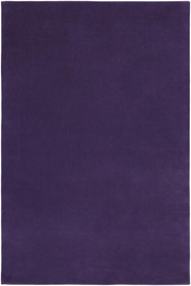 Hand-Tufted Wool Round Area Rug – Soft Premium Wool Carpet for Living Room, Bedroom & Home Décor – 10X10 ft| Lilac – Durable, Non-Slip Backing, Handcrafted Rug