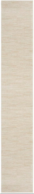 Nourison Home Nourison Essentials Ivory Beige 2'2" x 16' Area Rug - Easy Clean, Non Shedding, Bed Room, Living Room, Dining Room, Kitchen (16' Runner)