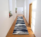 Keen Home Design Area Rugs - 2x14 Non-Shedding, Abstract Rugs for Kitchen, Living Room, Bedroom, Dining Room, Entryway - Size: 2'8" x 14', Multi