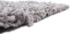 Unique Loom Solid Shag Collection Area Rug (4' 1" x 6' 1" Rectangle, Cloud Gray)