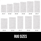 GORILLA GRIP Bath Rug Mat 44x26, Thick Soft Absorbent Chenille, Quick Dry Microfiber Mats, Rubber Backing Washable Shower Floor Rugs, Bathmat Runner, US Designed Bathroom Home Decor Accessories White