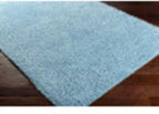 Artistic Weavers Solid Plush Blissful Shag Area Rug, 7'10" x 10', Pale Blue