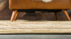 Rugs.com Chateau Collection Rug – 8' x 11' Cream Medium Rug Perfect for Kitchens, Dining Rooms