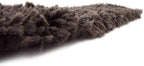 Unique Loom Solid Shag Collection Area Rug (8' Square, Graphite Gray)