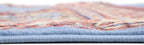 Unique Loom Reza Collection Traditional Persian Style Area Rug, 6 x 9 ft, Light Blue/Ivory