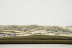 Unique Loom Sialk Hill Collection Area Rug - Washington (3' x 16' 5" Runner Green/Hunter Green)