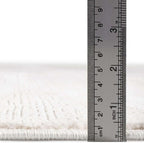 Unique Loom Finsbury Collection Area Rug - Kate (5' 3" x 8' Oval, Ivory/ Beige)