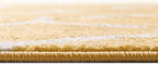 Rugs.com Lattice Frieze Collection Rug – 8' x 11' Yellow Medium Rug Perfect for Living Rooms, Large Dining Rooms, Open Floorplans