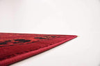 Unique Loom Tekke Collection Area Rug - Sheibani (7' 10" x 11' Rectangle, Red/ Black)