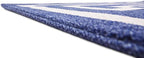 Unique Loom Athens Collection Classic Geometric Modern Border Design Area Rug (6' 0 x 9' 0 Rectangular, Navy Blue/ Beige)