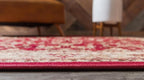 Unique Loom Sialk Hill Collection Area Rug - Washington (9' 10" x 14' 1" Rectangle Burgundy/Cream)