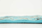 Unique Loom Sialk Hill Collection Area Rug - Washington (2' 2" x 8' 2" Runner Turquoise/Black)