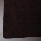 Rugsotic Carpets Hand Knotted Gabbeh Wool 3'x5' Area Rug Solid Brown L00111