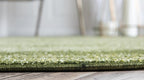 Rugs.com Angelica Collection Rug – 6 Ft Round Light Green Medium Rug Perfect for Kitchens, Dining Rooms