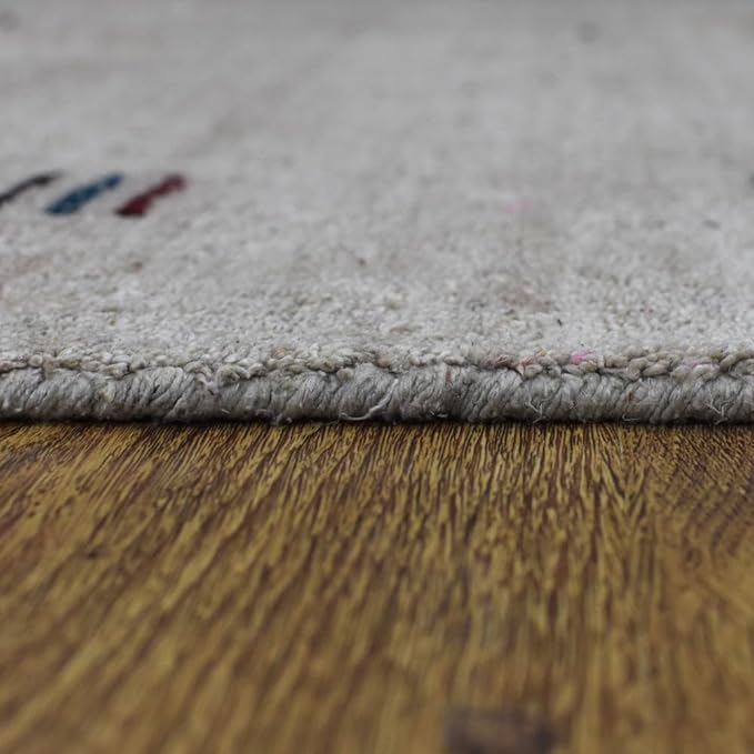 Rugsotic Carpets Hand Knotted Loom Wool 2'6''x10' Runner Area Rug Solid Green L00111