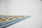 Unique Loom Sialk Hill Collection Area Rug - Washington (2' 11" x 16' 5" Runner Light Blue/Navy Blue)