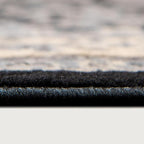 Rugs.com Yasmin Collection Rug – 8' x 10' Black Medium Rug Perfect for Living Rooms, Large Dining Rooms, Open Floorplans