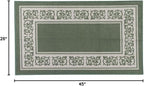 Floral Border Rug