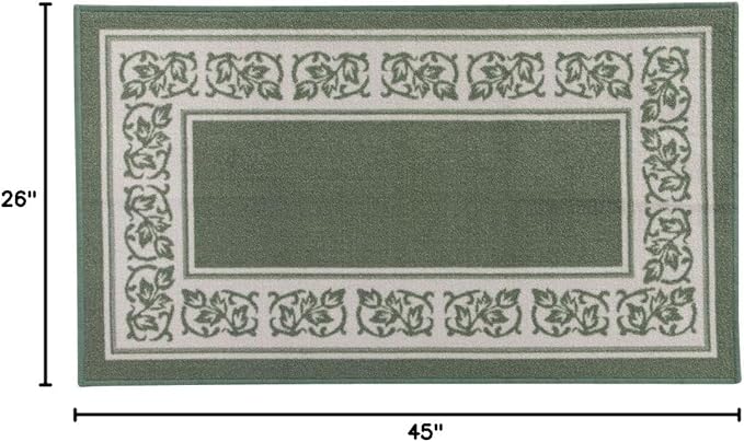 Floral Border Rug