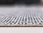 Hand-Tufted 100% Wool Pile Area Rug – Geometric Textured Grid Check Pattern – Thick and Durable Floor Carpet for Bedroom, Living Room, Kids Room, and Dining Area (Charcoal Gray, 7' x 9')