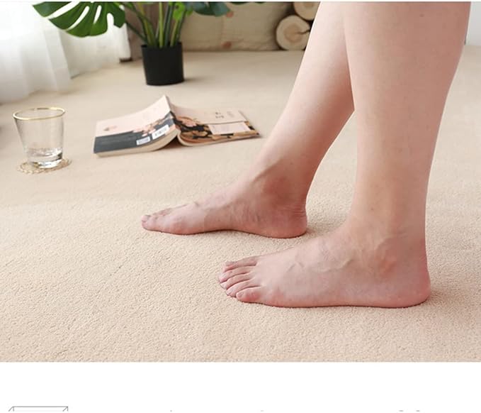 Soft Cashmere Area Rug Luxury Bedside Carpet Bedroom Living Room Mats Solid Color Children's Room Rugs Runner Carpets Indoor Mats Home Décor White Gray Red 2' X 8'