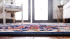 Unique Loom Espahan Collection Area Rug - Cape Cod (7' 10" x 10' Rectangle, Navy Blue/ Black)