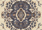 Home Dynamix Premium Sakarya Traditional Medallion Border Area Rug, Porcelain, 5'2"x7'4" Rectangle