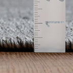 LUXE WEAVERS Modern Farmhouse Gray 8x10 Washable Area Rug, Anti-Slip Diamond Pattern Carpet