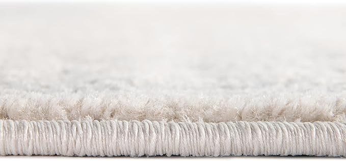 Unique Loom Isabella Collection Area Rug - Rossellini (2' 7" x 10' Runner, White/ Black)