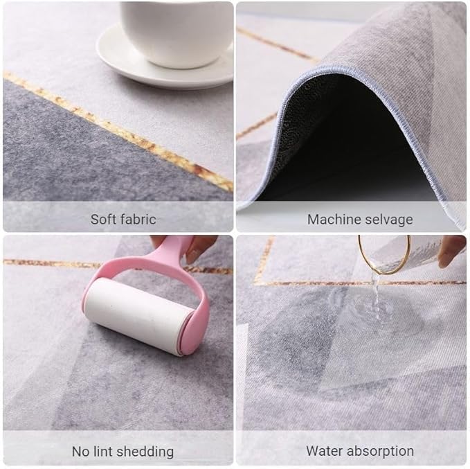 Wild Animal Bear Long Runner Rug, 3.3x7ft, Brown Geometric Stitching Non-Slip Kitchen Mat, Animal Bear and Plant Pine Cone Autumn Leaf Print Entrance Carpet, Southwest Country Style Indoor Decoration