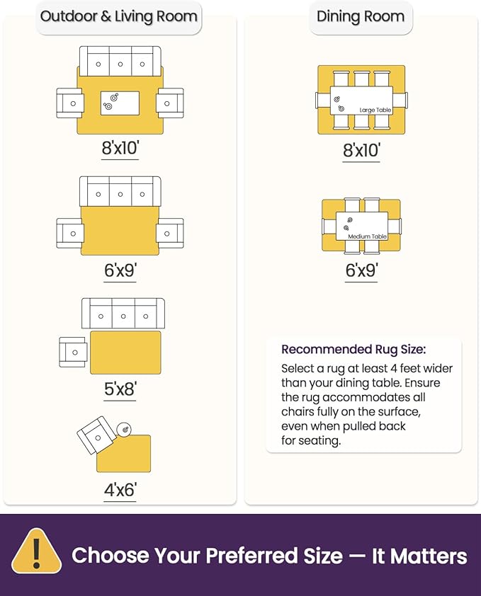 DEXI Jute Rug Natural Fiber 5x8, Braided Woven Area Rugs No Shed, Soft Neutral Rustic Carpet Mat for Indoor Entryway Outdoor Patio Dining Living Room Bedroom Farmhouse, Beige/Natural