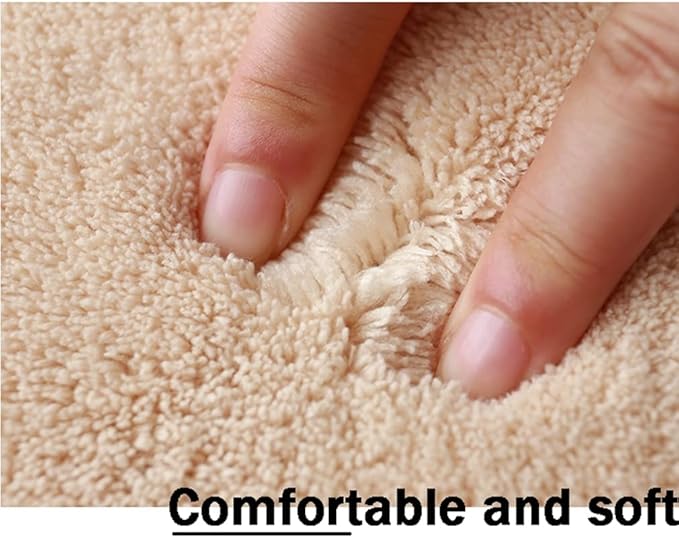 Soft Cashmere Area Rug Luxury Bedside Carpet Bedroom Living Room Mats Solid Color Children's Room Rugs Runner Carpets Indoor Mats Home Décor White Gray Red 2.6' X 5.2'