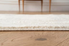 Revival Rugs Ebb 2'7"x9' Machine Washable Runner Rug for Hallway Entryway - 100% Recycled Oeko-TEX Certified, Medium Pile, Beige, Cream