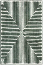 GLN Rugs Contemporary Collection - Machine Washable Area Rug, Contemporary Washable, Non Slip, Low Pile Chenille Rug, Living Room, Bedroom, Kitchen Rug (8' x 10' Beige Green)