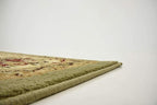 Unique Loom Versailles Collection Traditional Classic Floral Motif Area Rug (4' 0 x 4' 0 Square, Green/ Ivory)