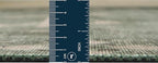 Revival Rugs Flam 5'x8' Zero-Shedding Area Rug for Living Room Bedroom - Oeko-TEX Certified, Low Pile, Spot Clean, Green