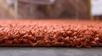 Unique Loom Solid Shag Collection Area Rug (2' 2" x 3' 1" Rectangle, Terracotta)
